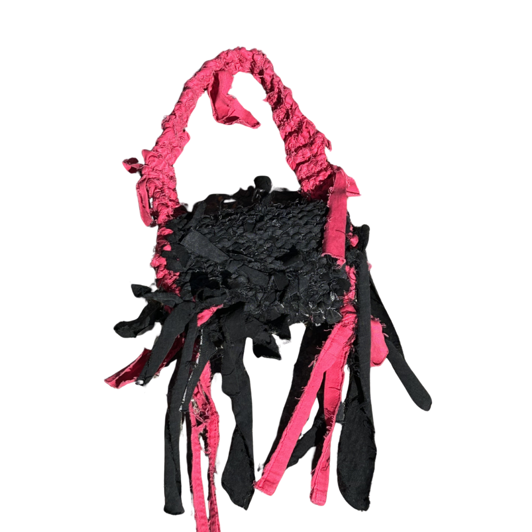 Black & Pink Trash Bag