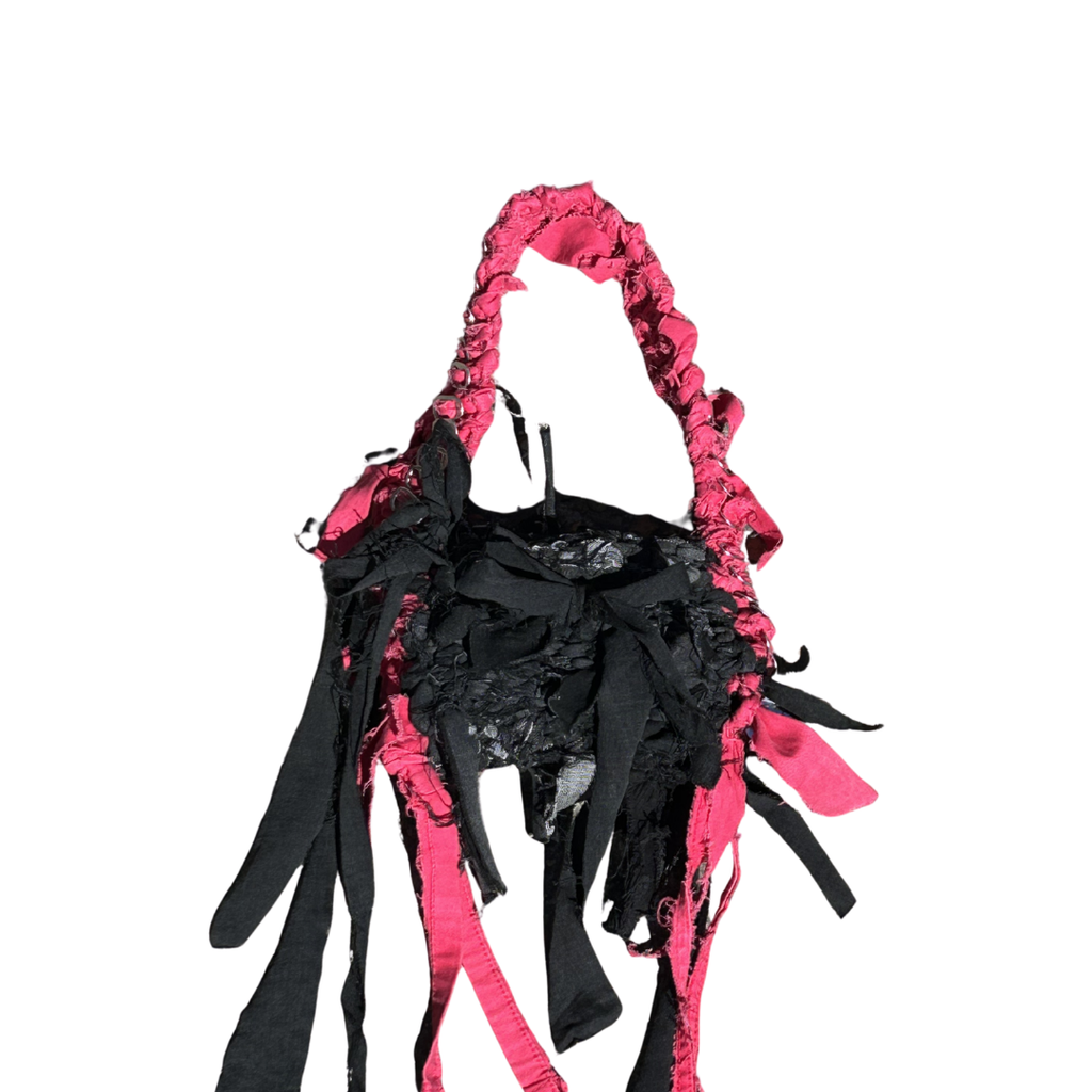 Black & Pink Trash Bag