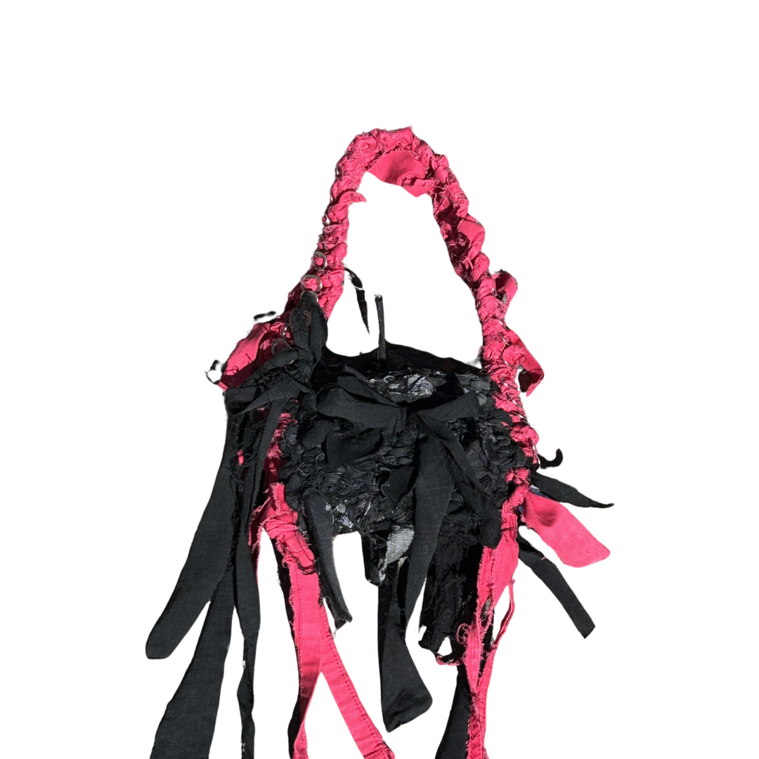 Black & Pink Trash Bag