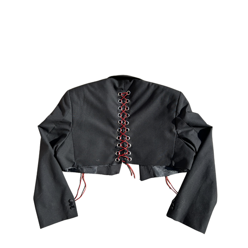 Black & Red Corset Blazer