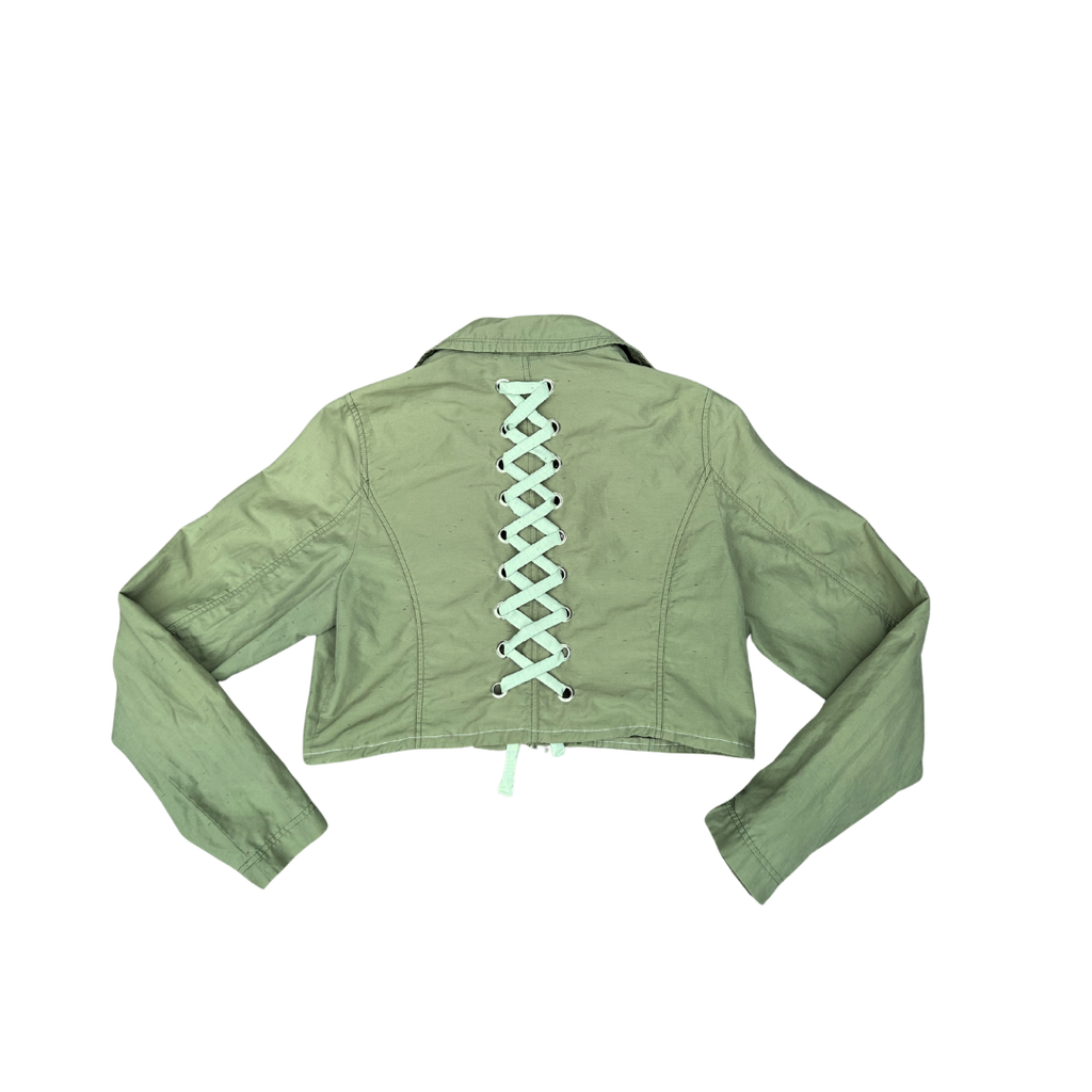 Green Corset Spring Jacket