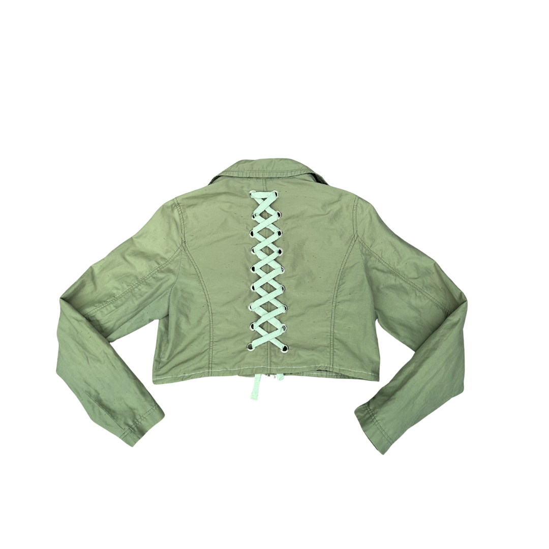 Green Corset Spring Jacket