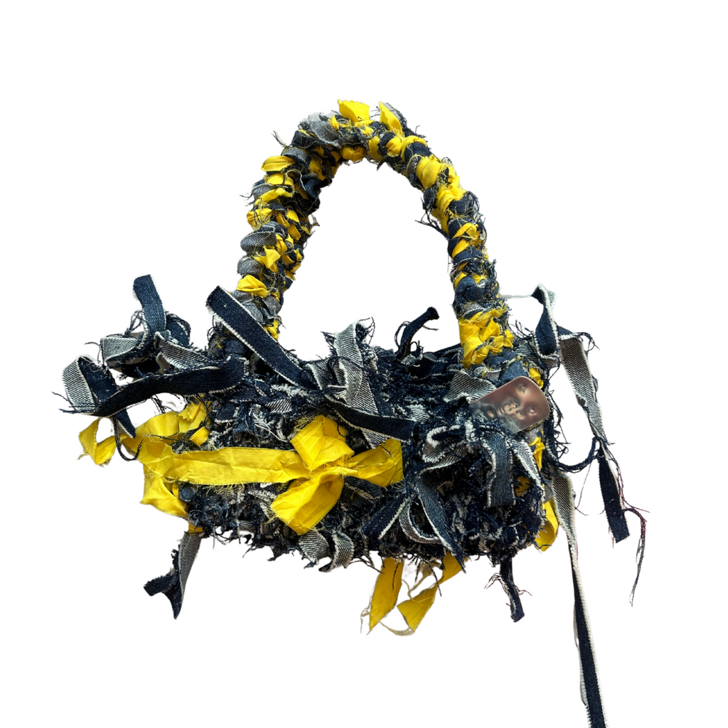 Blue & Yellow Trash Bag